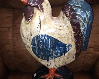 Wooden rooster