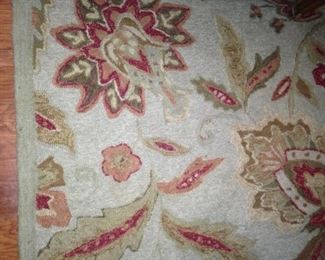 Robin egg blue rug - 7 feet 6 inches x 9 feet 6 inches