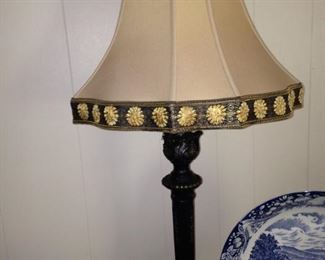 One of two matching lamps