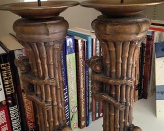 Monkey candle holders