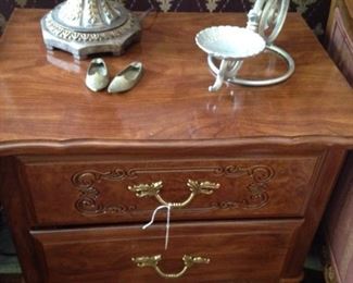 Two-drawer side table