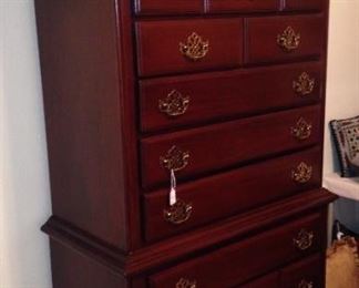 Seven drawer highboy