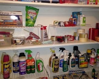 More assorted cleaning products