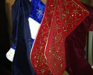 Some of the many stockings