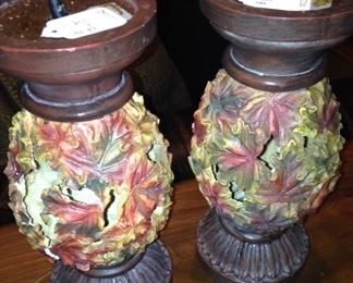 Fall candle holders