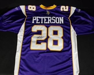 Adrian Peterson signed jersey