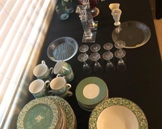 Service for 8 china set, lots of misc serve ware