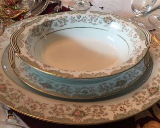 Large Platter - Noritake “Croydon”
Medium Platter  “          “
Vegetable Bowl  “          “