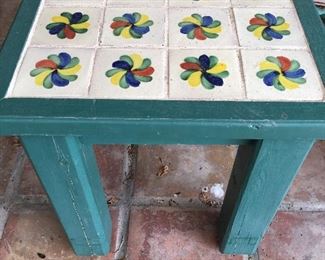 Heavy Little Festive Tiled Table