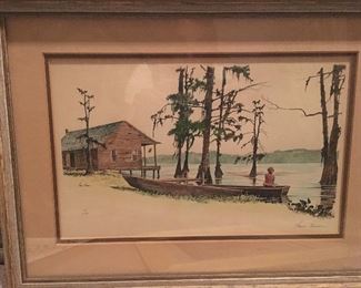 Signed & Numbered (12/100) Print by Waven Boone
    “Cajun on the Bayou”