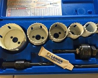 Lenox 6pc Electrician Hole Saw Kit in Original Case