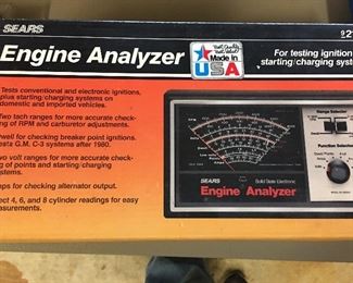 Sears Engine Analyzer in Original Box