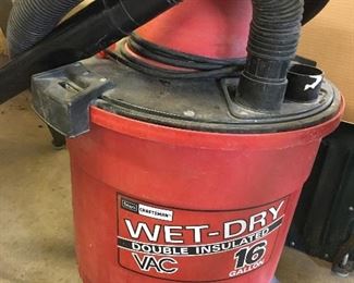 Sears Craftsman Wet Dry Double Insulated Vac (16 Gallon)