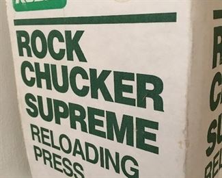 RCBS Rock Chucker Supreme Reloading Press in Original Box
     Also Several Additional Loading Accessories