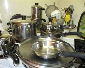 Revere & other stainless cookware