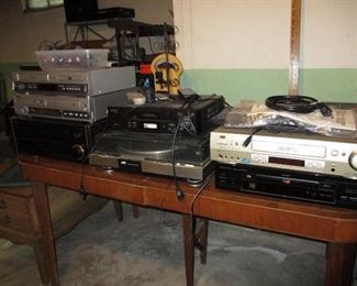 electronics VCR, record players etc...