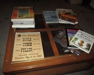 coffee table & books
