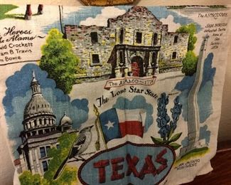 Vintage linen; Texas