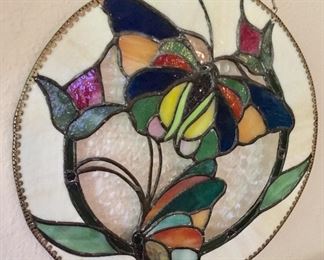 Stained glass piece