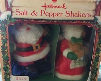 Vintage hallmark salt and pepper shakers