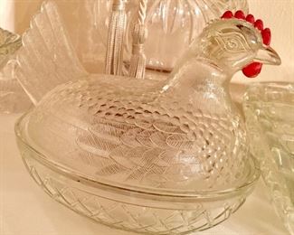 Glass hen