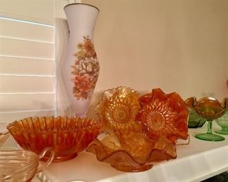 More carnival glass