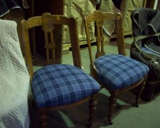 6 matching chairs