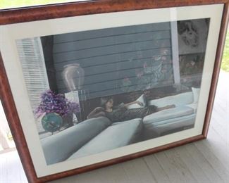 Harry McCormick framed pastel