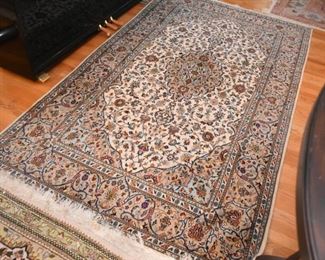 Persian Kashan Carpet (approx. 7'9" x 4'7")