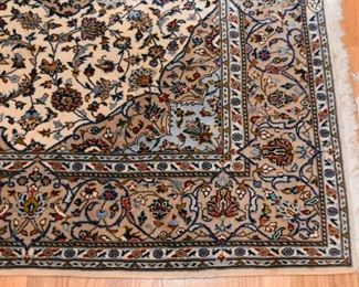Persian Kashan Carpet (approx. 7'9" x 4'7")