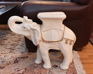 Ceramic Elephant Plant Stand