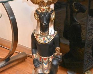 Egyptian God Khnum Floor Statue