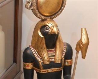 Egyptian God Horus Floor Statue