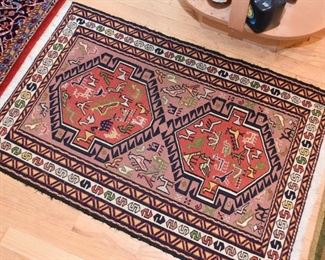 Persian Soumak Carpet / Rug (approx. 3'5" x 2'2")