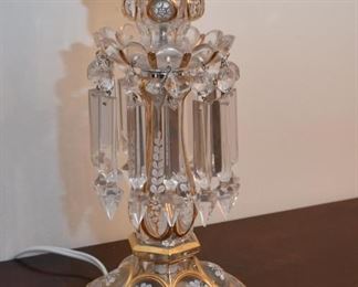 Fantastic Glass / Crystal Table Lamps (Pair)