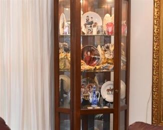 Lighted Corner Display Cabinet / Etegere