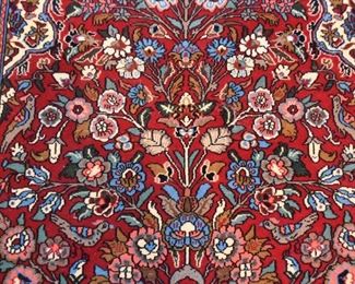Persian Kashan Prayer Rug - Tree of Life (approx. 5'6" x 3'8")