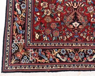 Persian Kashan Prayer Rug - Tree of Life (approx. 5'6" x 3'8")