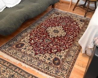Persian Tabas Carpet / Rug (approx. 6'7" x 3'10")