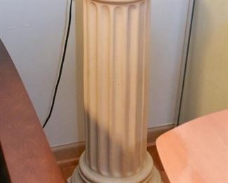 Fluted Column Pedestal
