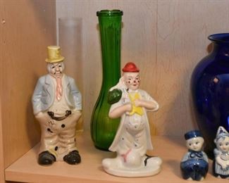 Vintage Clown Figurines