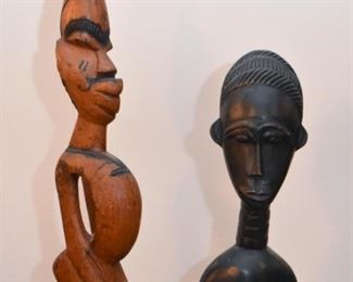 Wood Carved African Statues
