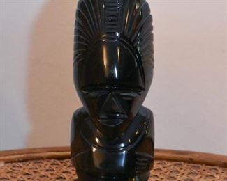 Stone Carved Mayan Figure