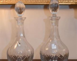 Pair of Fostoria Decanters