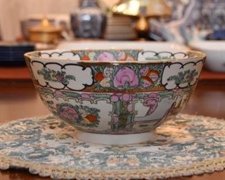 Chinese Famille Rose Serving Bowl