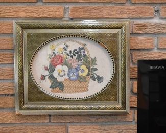 Framed Needlepoint / Embroidery