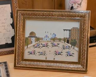 Framed Persian Artwork