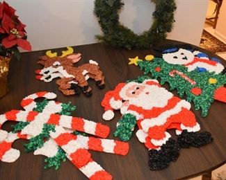 Melted Popcorn Christmas Decorations