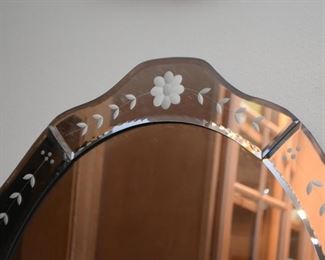 Etched Wall Mirror