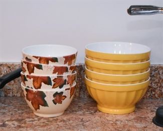 Bowls - Soup, Cereal, Cafe Au Lait